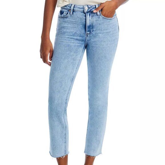 Paige Women's High Rise Cindy Light Blue Jeans Size 30 Mariska Wash - Picture 1 of 12